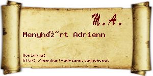 Menyhárt Adrienn névjegykártya