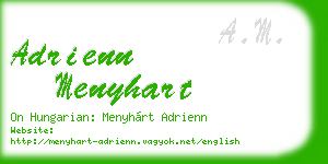 adrienn menyhart business card