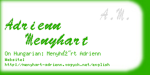 adrienn menyhart business card